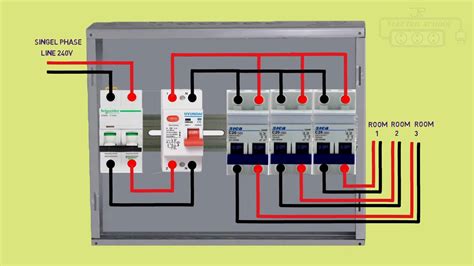 electrical distribution box for home|single phase db box wiring.